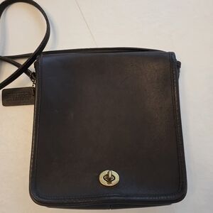 Coach Brown  Leather Crossbody Bag